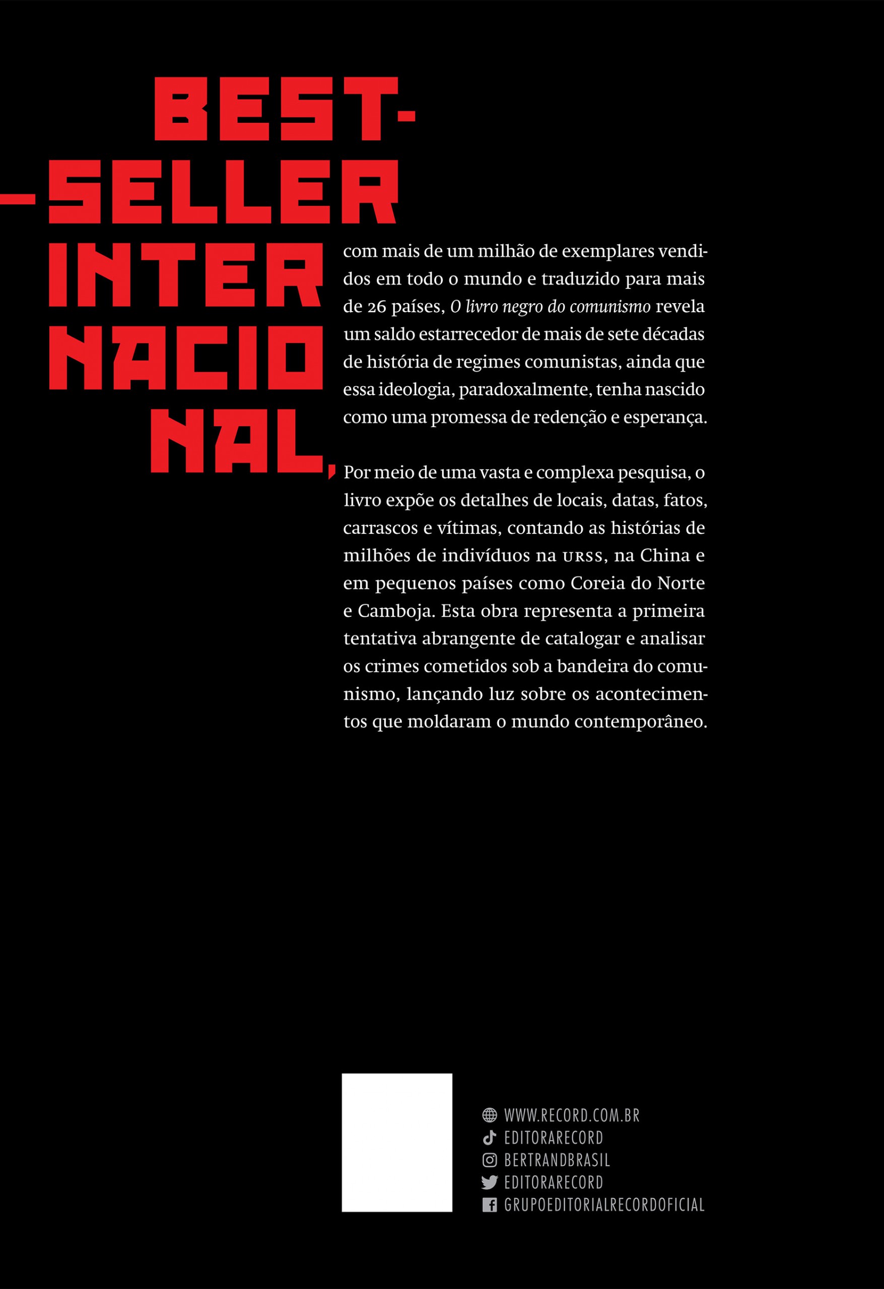 O livro negro do comunismo grupo editorial record